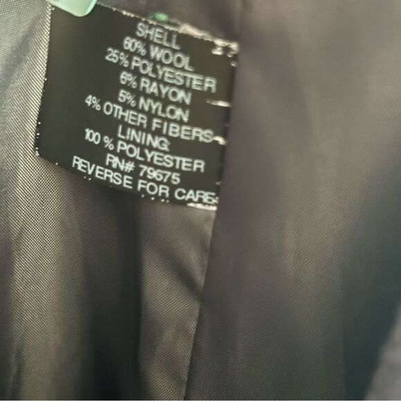 Michael Kors wool blend pea coat size 2 - Picture 8 of 8
